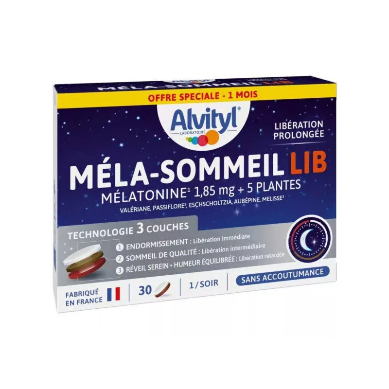 Alvityl Méla-Sommeil LIB – 30 comprimés