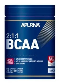 Apurna BCAA 2:1:1 poudre Fruits Rouges 400 g