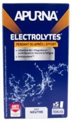 Apurna Electrolytes Boisson d'Hydratation Mangue-Passion - 5 sticks de 8 g