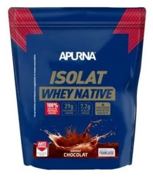 Apurna Isolat Whey Native poudre Chocolat 720 g