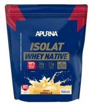 Apurna Isolat Whey Native poudre Vanille 720 g