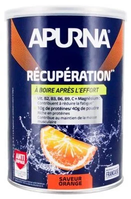 Apurna Boisson de recuperation poudre Orange 400 g
