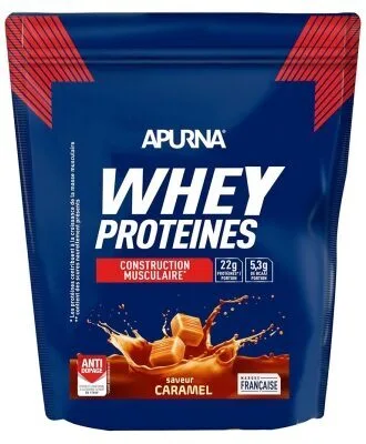 Apurna Whey Proteines poudre Caramel 720 g