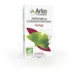 Arkopharma ARKOGELULES Ginkgo mémoire, 150 gélules