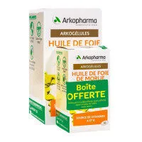 Arkopharma ARKOGELULES Huile de foie de morue, 220 gélules