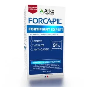 Arkopharma Forcapil Cheveux et Ongles Fortifiant Expert - 180 gélules