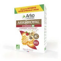 Arkopharma ARKOROYAL Dynergie fortifiant stimulant, 30 ampoules
