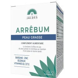 ARREBUM Peau et Cuir Chevelu Gras - 60 comprimes
