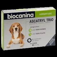 BIOCANINA Ascatryl Trio chien, 4 comprimés