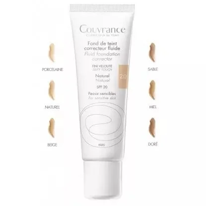 Avene Couvrance fond de teint correcteur fluide 2.5 beige SPF20 30 ml