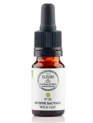 Elixirs and Co Elixir floral Bio Fleurs de Bach n36 Avoine sauvage (Wild Oat) 10 ml