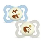 MAM Supreme Nuit - Sucette silicone anatomique - 2-6 mois, x2