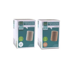 Marque Conseil Bande de contention blanche 10 cm x 3,5 m