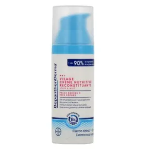 BepanthenDerma Creme Nutritive Reconstituante Visage 50 ml