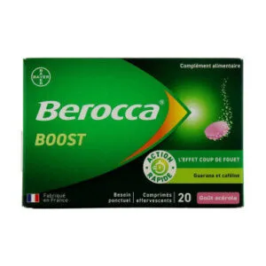 BEROCCA BOOST comprimes effervescents - boite de 20 comprimes effervescents