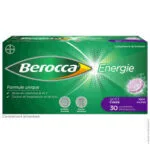 BEROCCA ENERGIE comprimes effervescents cassis - boite de 30 comprimes effervescents