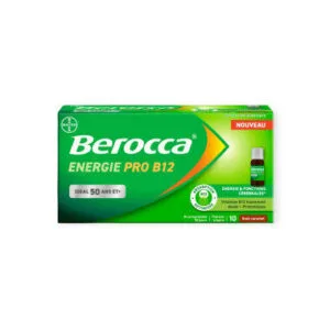 BEROCCA ENERGIE PRO B12 solution buvable gout caramel - boite de 10 flacons de 10 ml