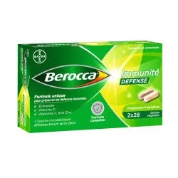 BEROCCA IMMUNITE DEFENSE gelules - boite de 2 x 28 gelules vegetales