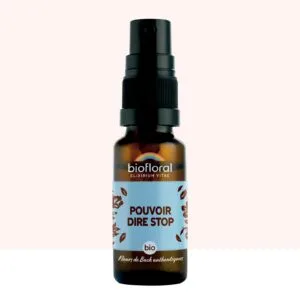 Biofloral Pouvoir Dire Stop Bio Demeter - complexe fleurs de Bach spray 20 ml