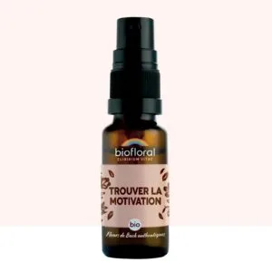 Biofloral Trouver la Motivation Bio Demeter - complexe fleurs de Bach spray 20 ml