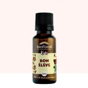 Biofloral Enfants Bon Eleve Bio - fleurs de Bach granules sans alcool 20 g
