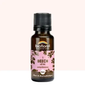 Biofloral Fleur de Bach n3 Beech (Hetre) Bio - granules sans alcool 20 g