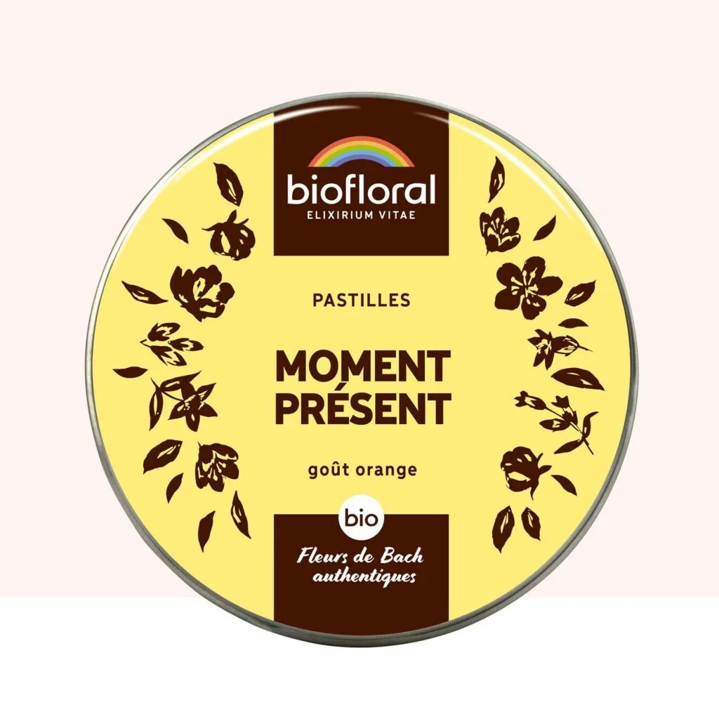 Biofloral Moment Present Bio - complexe fleurs de Bach pastilles 50 g