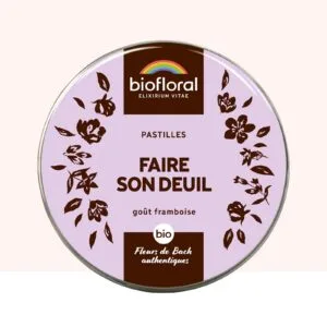 Biofloral Faire son Deuil Bio - complexe fleurs de Bach pastilles 50 g