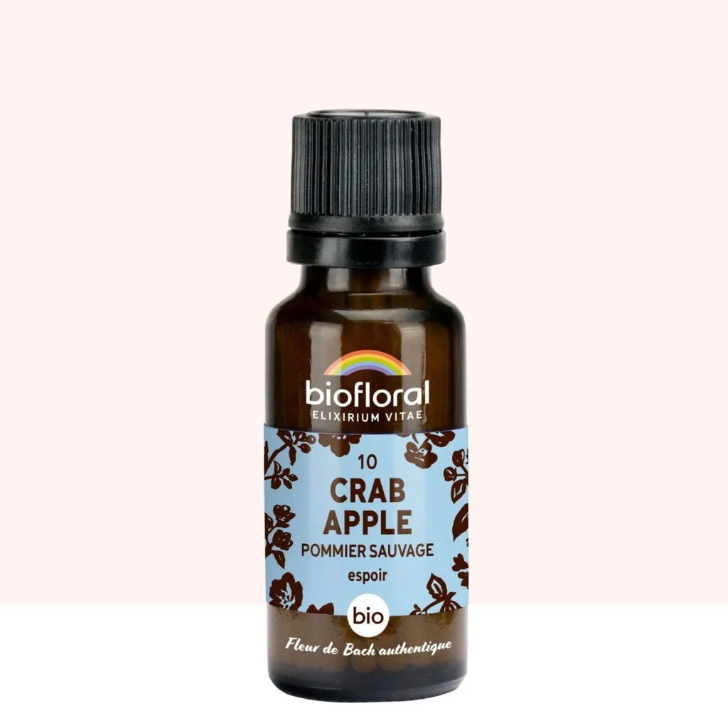 Biofloral Fleur de Bach n10 Crab Apple (Pommier Sauvage) Bio - granules sans alcool 20 g