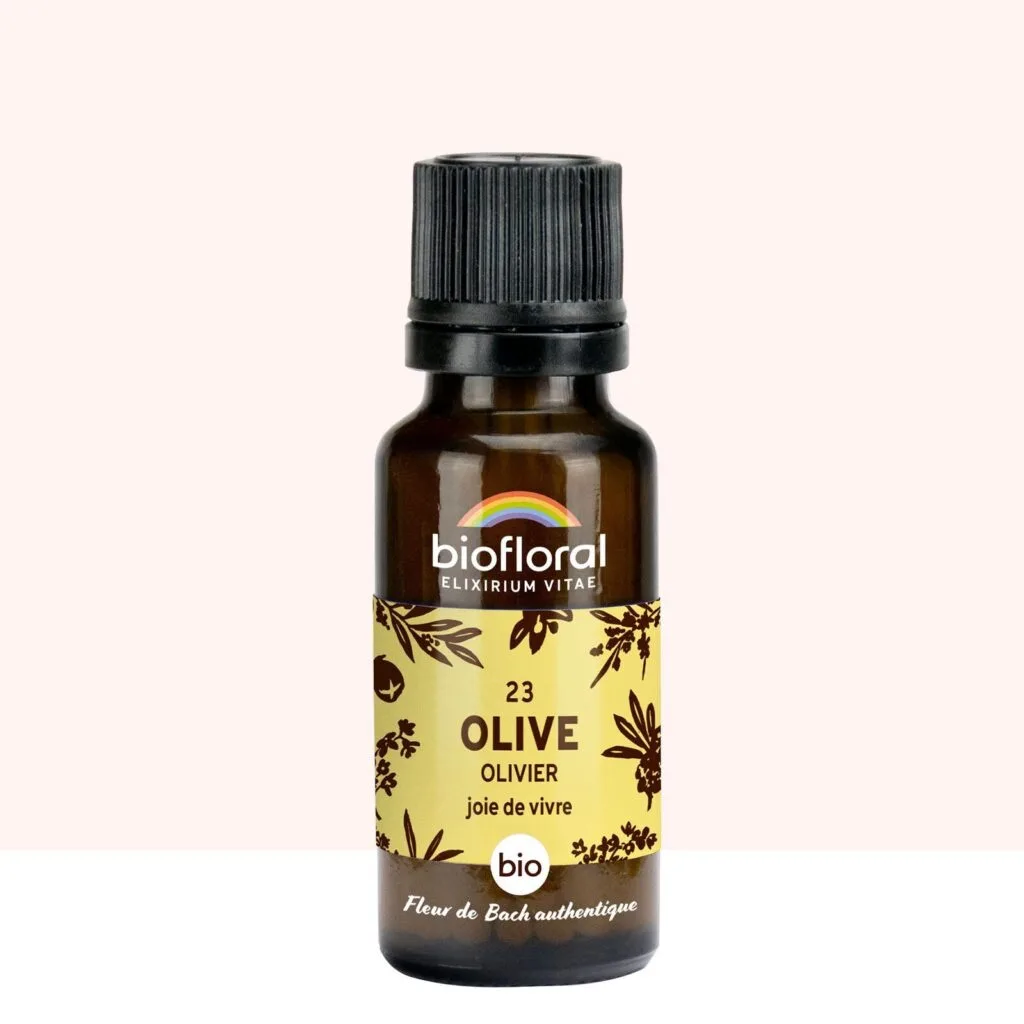 Biofloral Fleur de Bach n23 Olive (Olivier) Bio - granules sans alcool 20 g