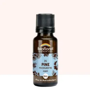 Biofloral Fleur de Bach n24 Pine (Pin Sylvestre) Bio - granules sans alcool 20 g