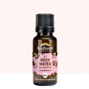Biofloral Fleur de Bach n27 Rock Water (Eau de Roche) Bio - granules sans alcool 20 g