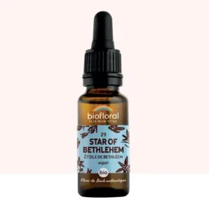 Biofloral Fleur de Bach n29 Star of Bethlehem (Etoile de Bethleem) Bio - elixir floral compte-gouttes 20 ml