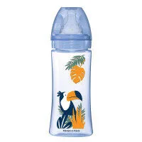 DODIE Biberon anti-colique debit rapide bleu 330 ml
