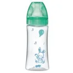 DODIE Biberon anti-colique tetine ronde 3 vitesses 330 ml debit 3 vert