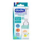 DODIE Biberon tetine plate anti-colique 150 ml vert