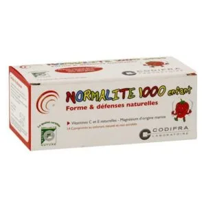 CODIFRA NORMALITE 1000 ENFANT - 14 comprimés