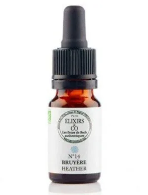 Elixirs and Co Elixir floral Bio Fleurs de Bach n14 Bruyere (Heather) 10 ml