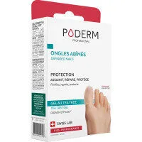 PODERM Protection ongles abimes capuchon d'orteil gel tea tree taille M, boite de 2