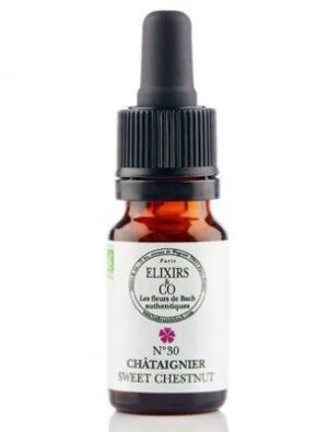 Elixirs and Co Elixir floral Bio Fleurs de Bach n30 Chataignier (Sweet Chestnut) 10 ml