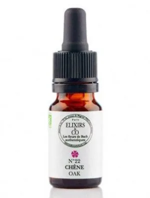 Elixirs and Co Elixir floral Bio Fleurs de Bach n22 Chene (Oak) 10 ml