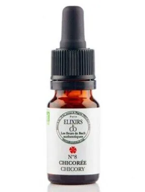 Elixirs and Co Elixir floral Bio Fleurs de Bach n08 Chicoree (Chicory) 10 ml