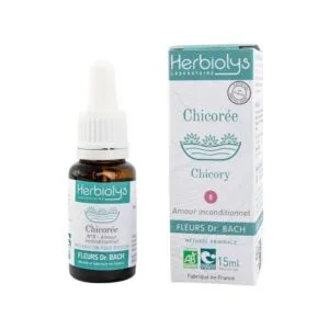 Herbiolys Chicory - Chicoree n°8 - Fleurs Dr Bach Bio - 15 ml