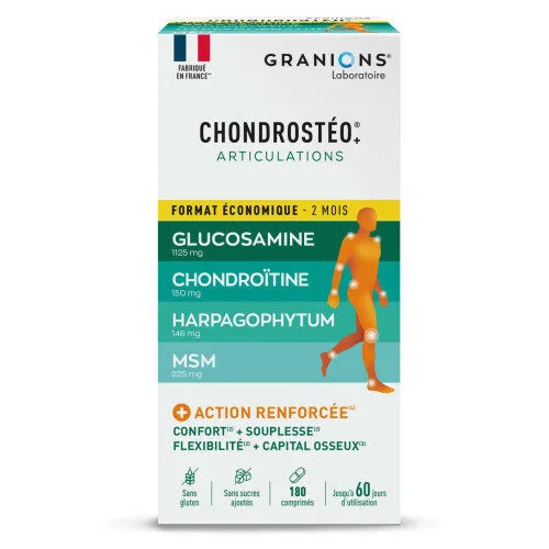 Granions Chondrosteo+ articulations boite de 180 comprimes