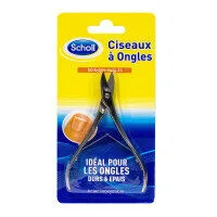Scholl Ciseaux à ongles acier inoxydable
