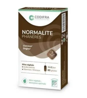 CODIFRA NORMALITE PHANERES - 60 gélules