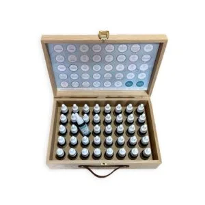 Herbiolys Coffret Fleurs Dr Bach en chene massif - 40 elixirs floraux bio 15 ml