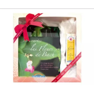Biofloral Coffret Fleurs de Bach - complexe SOS Secours n39 20 ml + livre + jeu de 39 cartes