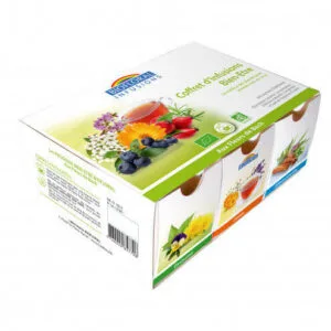 Biofloral Coffret Infusions Bien-etre Bio aux Fleurs de Bach - 60 sachets