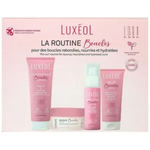 Luxéol Routine Boucles – coffret 4 soins format voyage